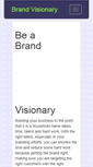 Mobile Screenshot of brandvisionary.com