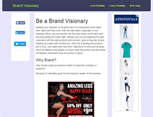 Tablet Screenshot of brandvisionary.com